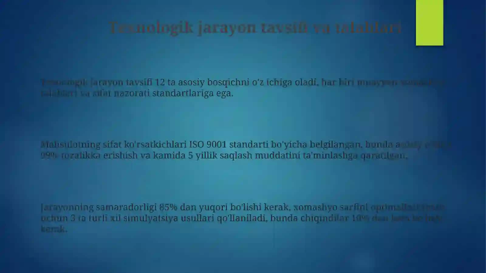 Sanoat obyektini loyihalash texnologiyasi 3
