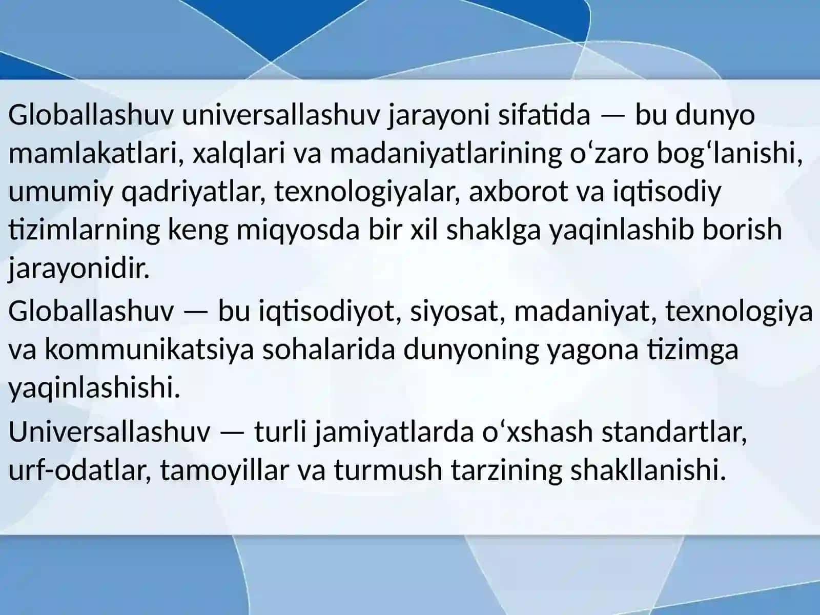 Falsafa fanidan ta'lim 3