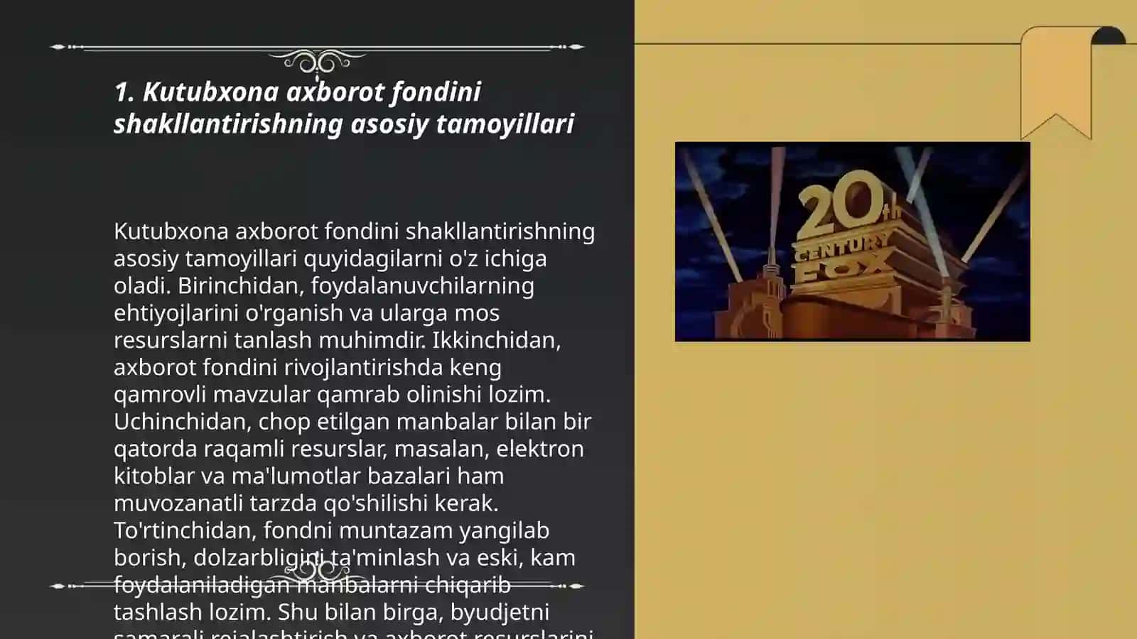 Kutubxona axborot fondini shakllantirish 3