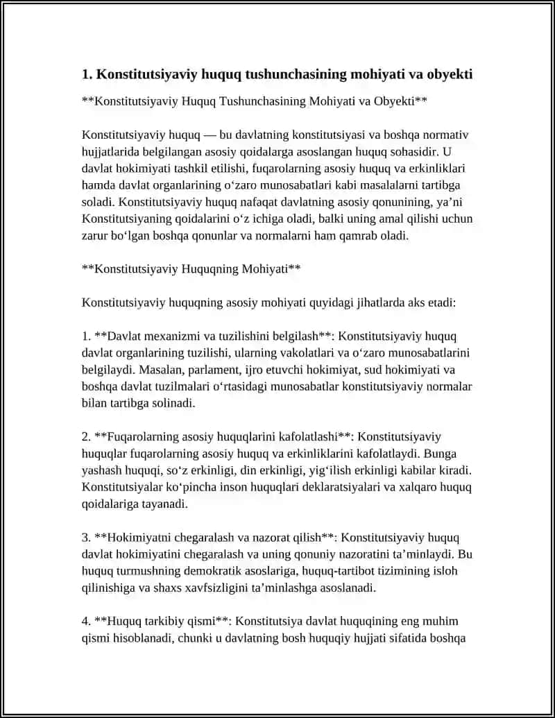 O'ZBEKISTON RESPUBLIKAS KONSTUTSIYAAVIY HUQUQ TUSHUNCHA 3