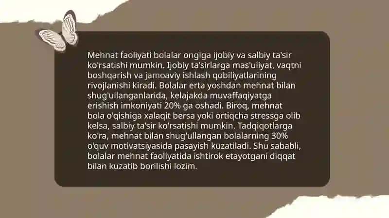 Mehnat faoliyatining bola ruhiy rivojlanishiga ta'siri 3