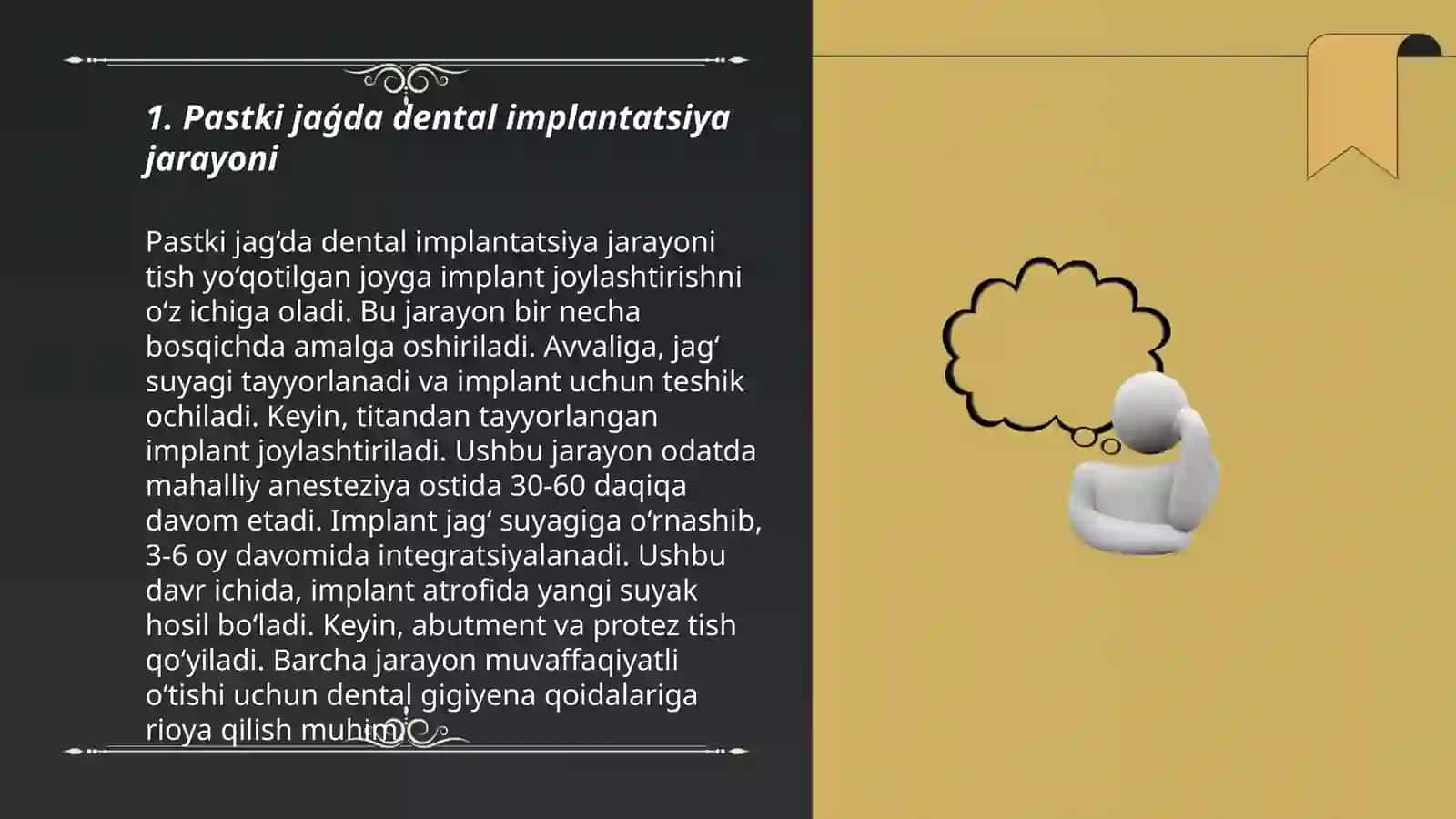 Pastki jaģda dental implantatsiya 3