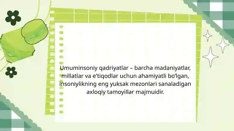 PEDAGOGIK MULOQOTDA UMUMINSONIY QADRIYATLARNING USTUVORLIGI 3