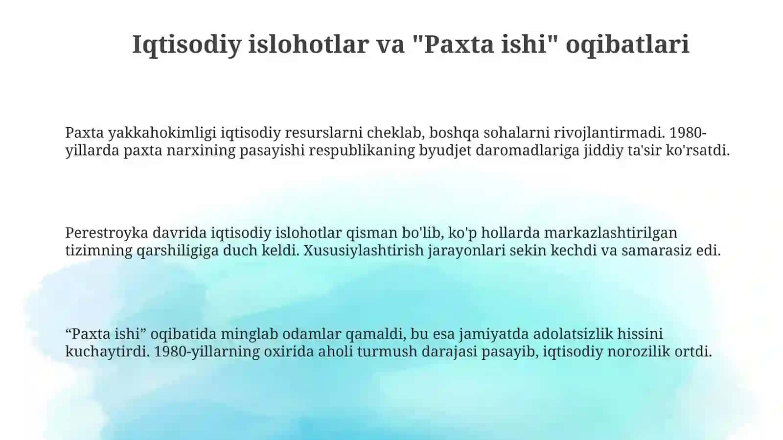 Paxta ishi va markazi 3