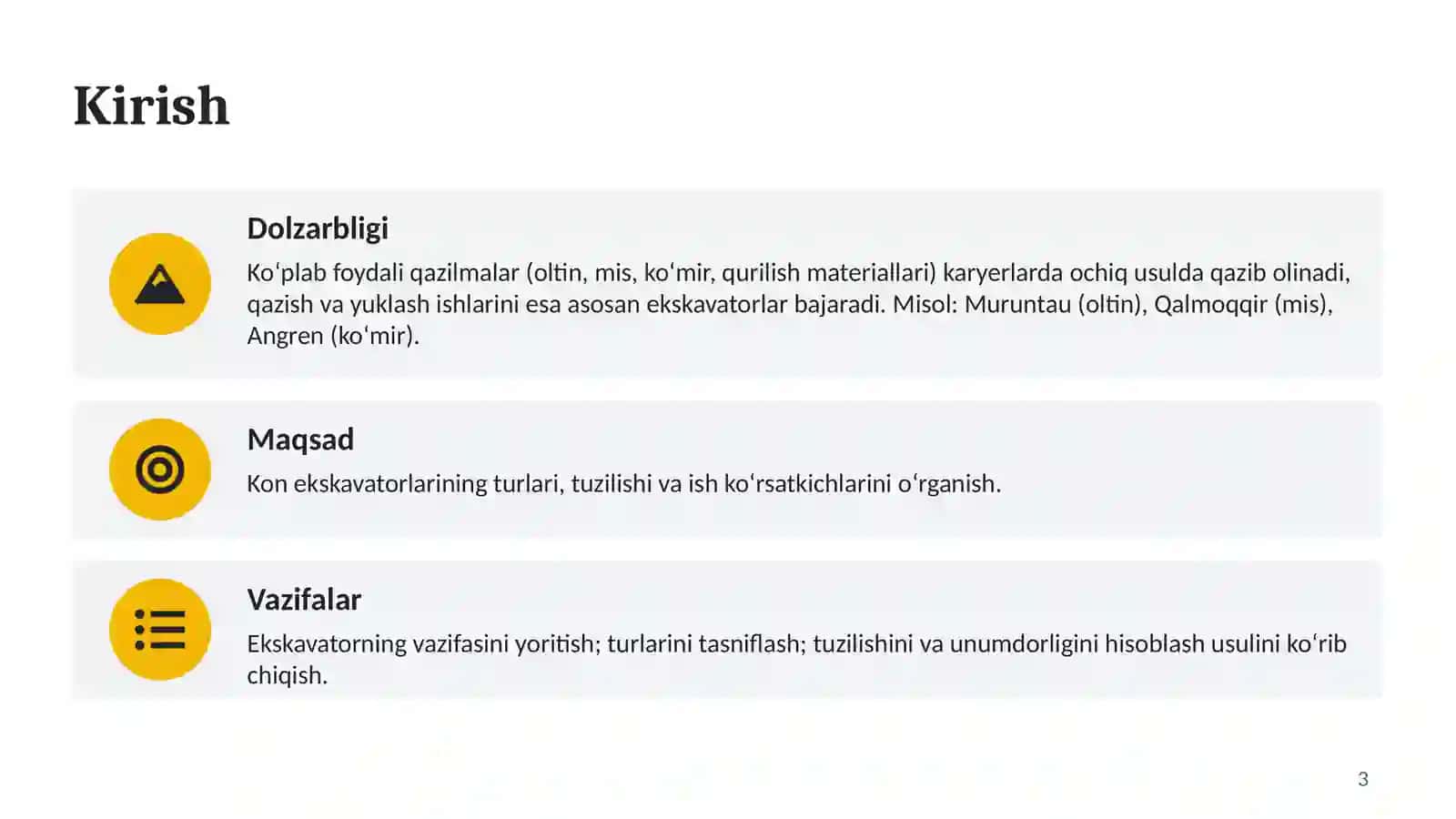 Kon ekskavatorlari va ularning turlari 3