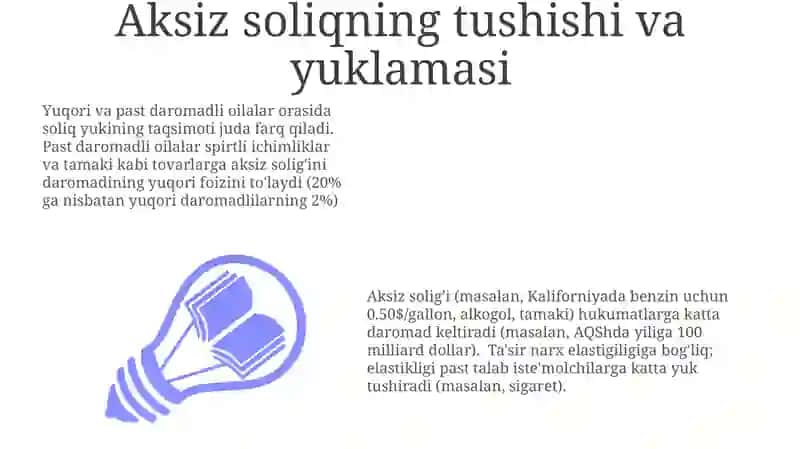 Aksiz solig'ining soliq tizimidagi o'rni va mohiyati 3