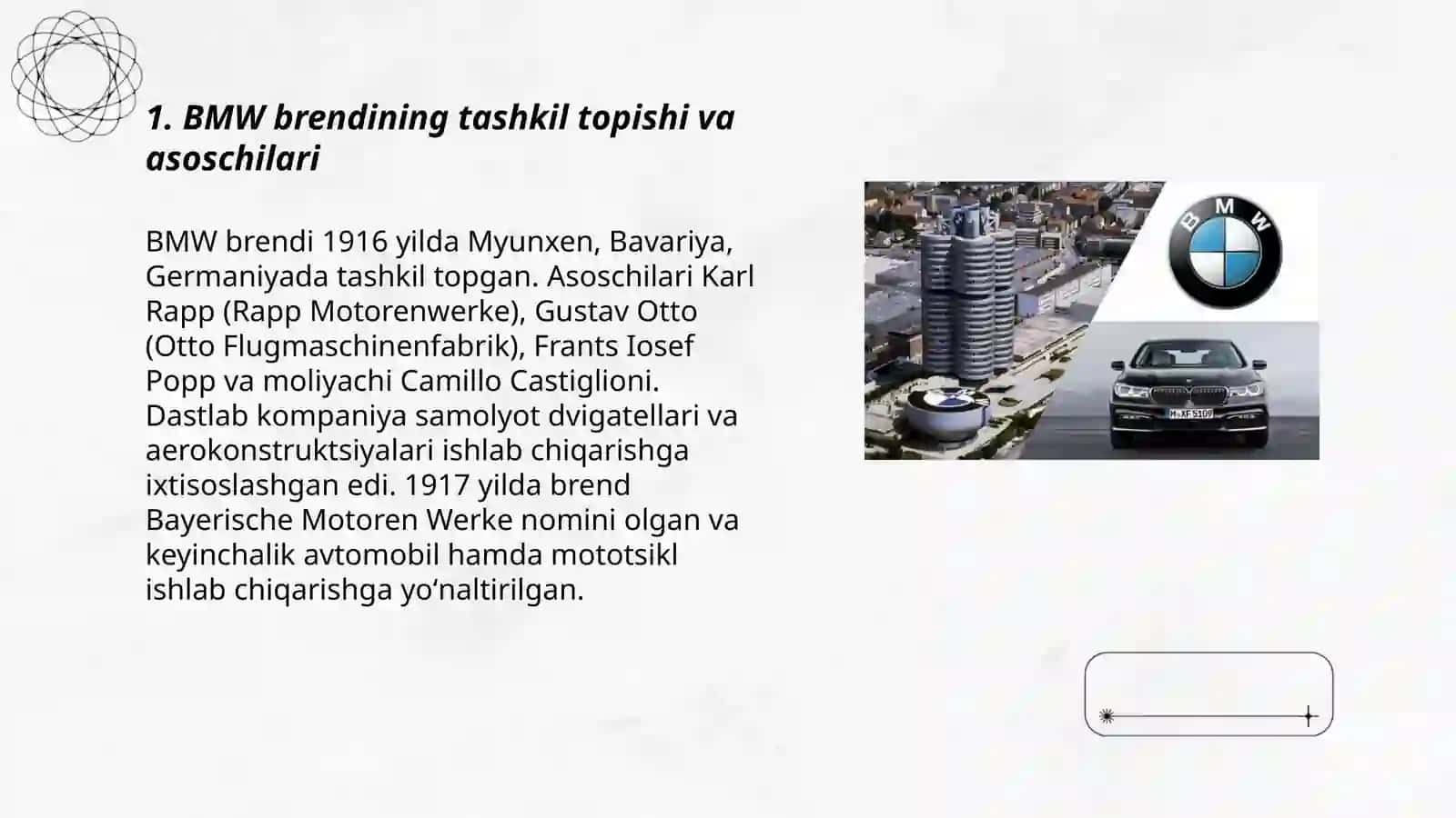 BMW brendi: Tarixi,modeli va muvaffaqiyat 3