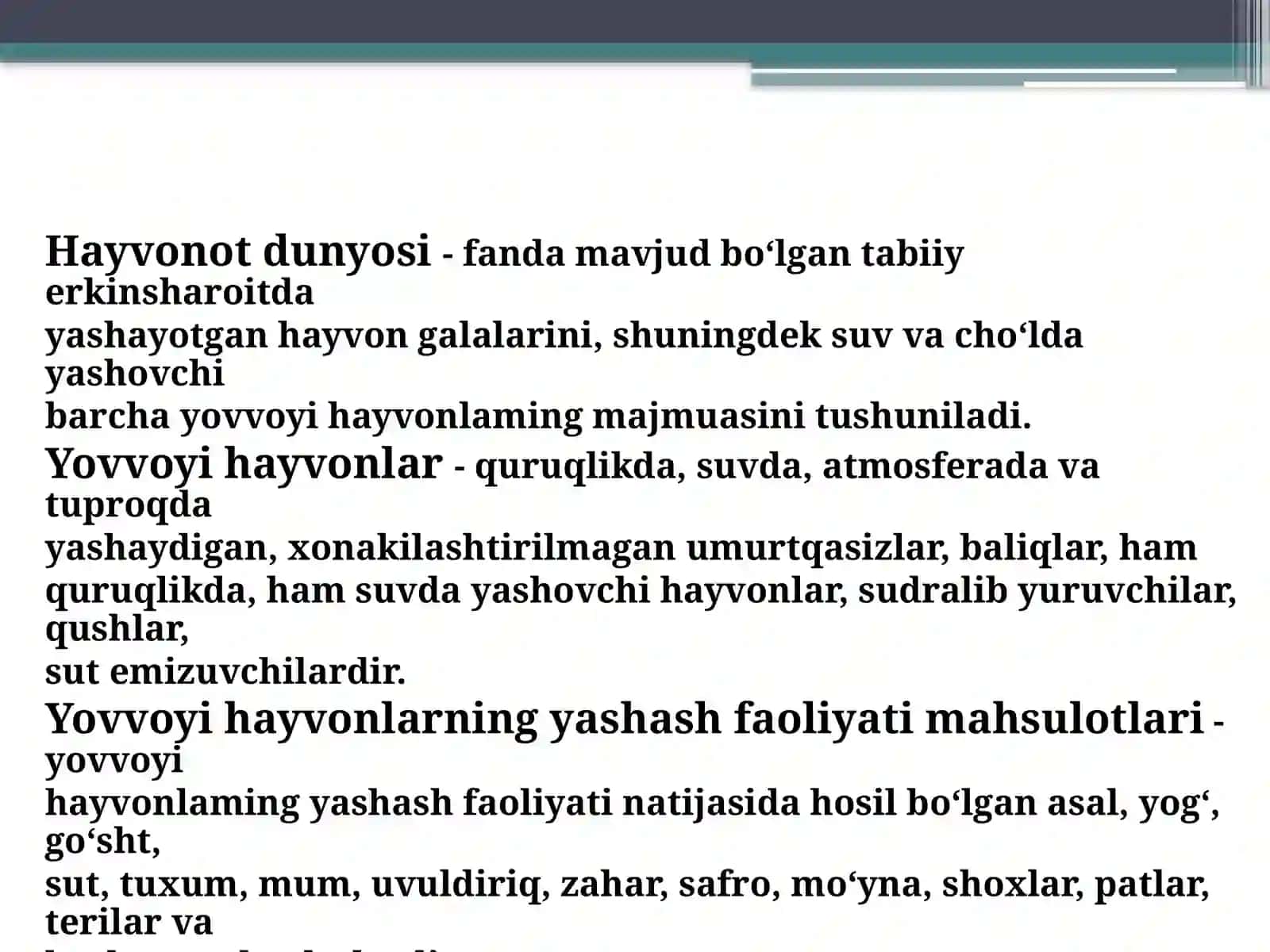 Hayvonot Dunyosini Muhofaza Qilish va Undan Foydalanishning Ekologik-Huquqiy Tartibi 3