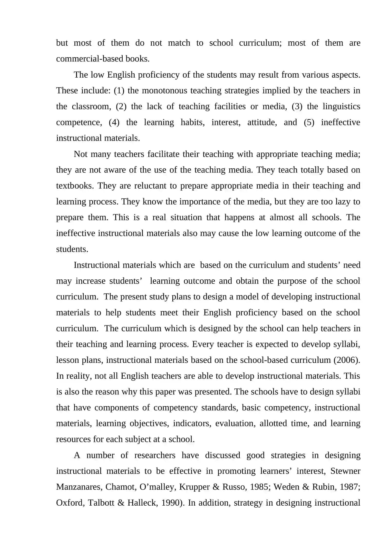 Creation of appropriate teaching materials 3