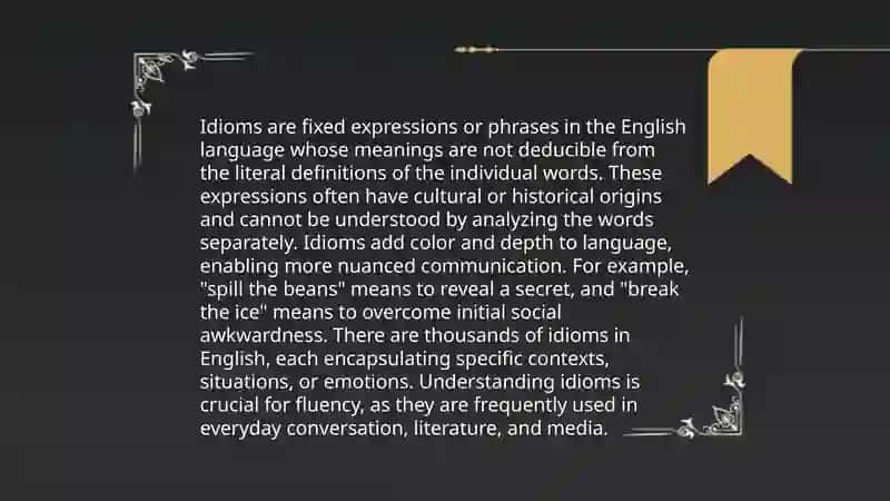 Ideoms 3