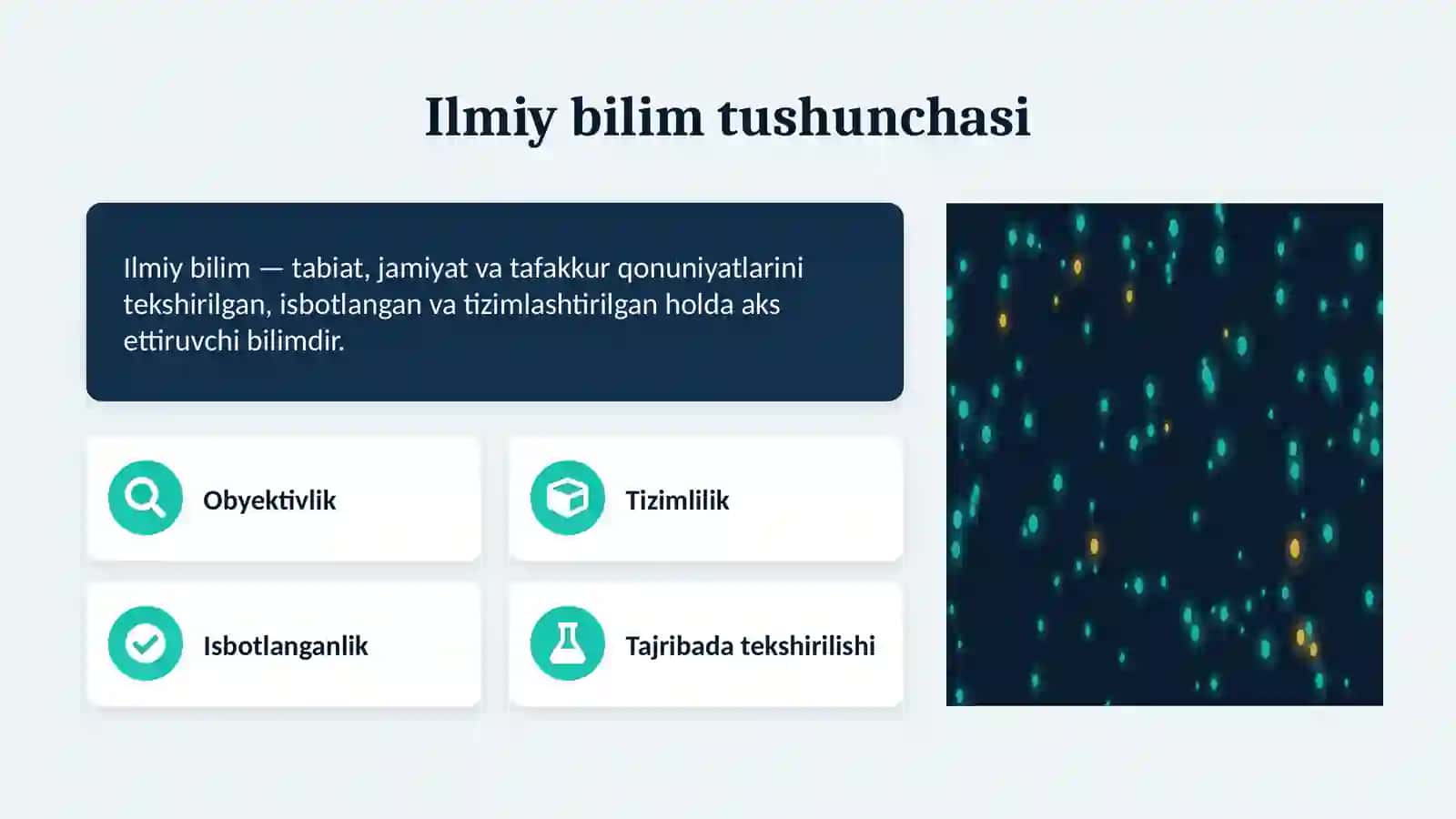 Ilmiy bilimlar rivoji va ularning nano texnologiyalardagi oʻrni 3