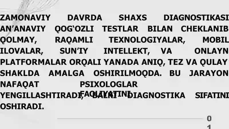 Psixologiyada shaxs diagnostikasi 3
