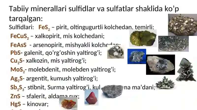 Oltingugurt va uning xossalari 3