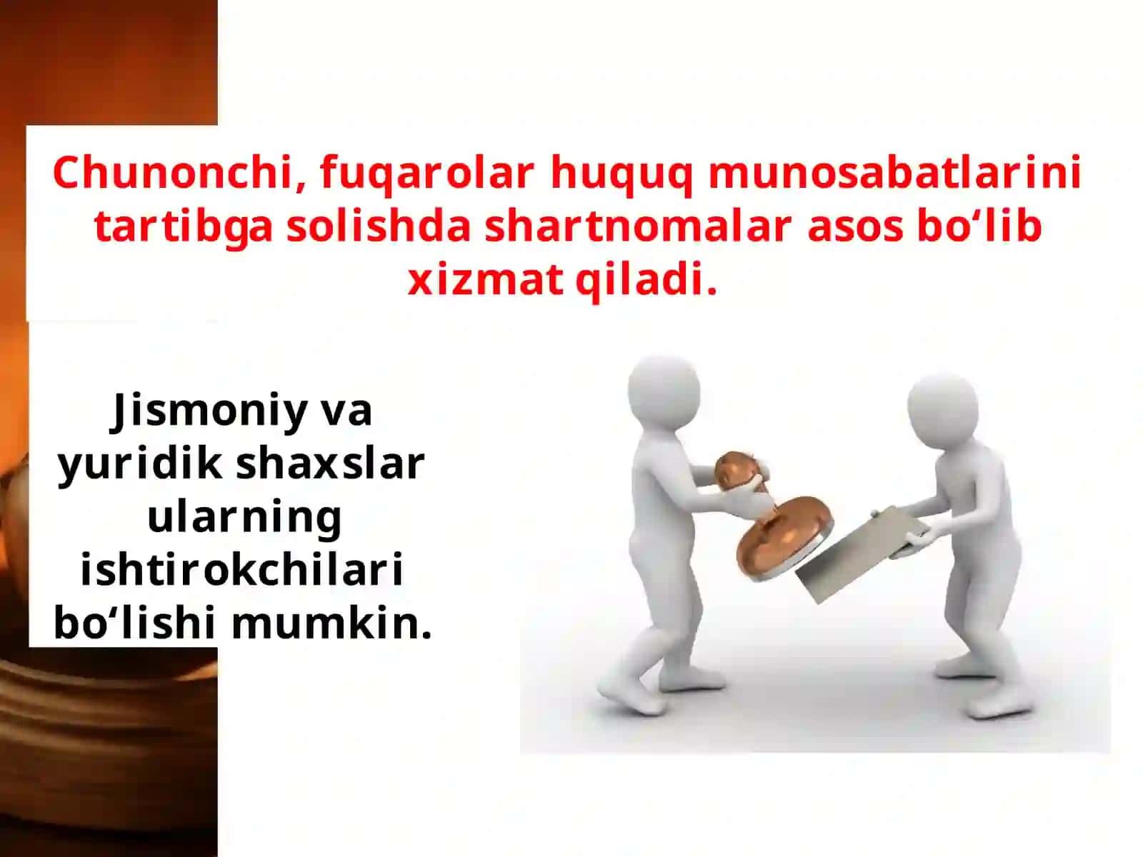 Fuqarolik - huquqiy shartnomalar shartlari 3
