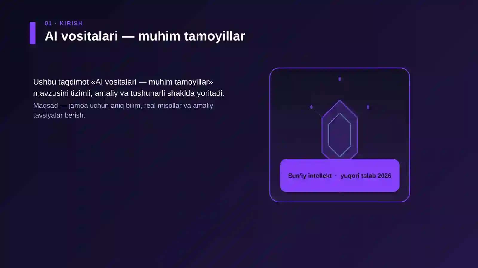 AI vositalari — muhim tamoyillar 3