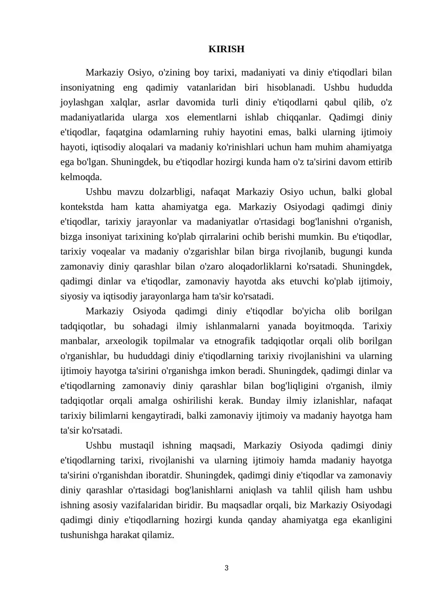 Markaziy Osiyoda Qadimgi diniy e'tiqodlar 3