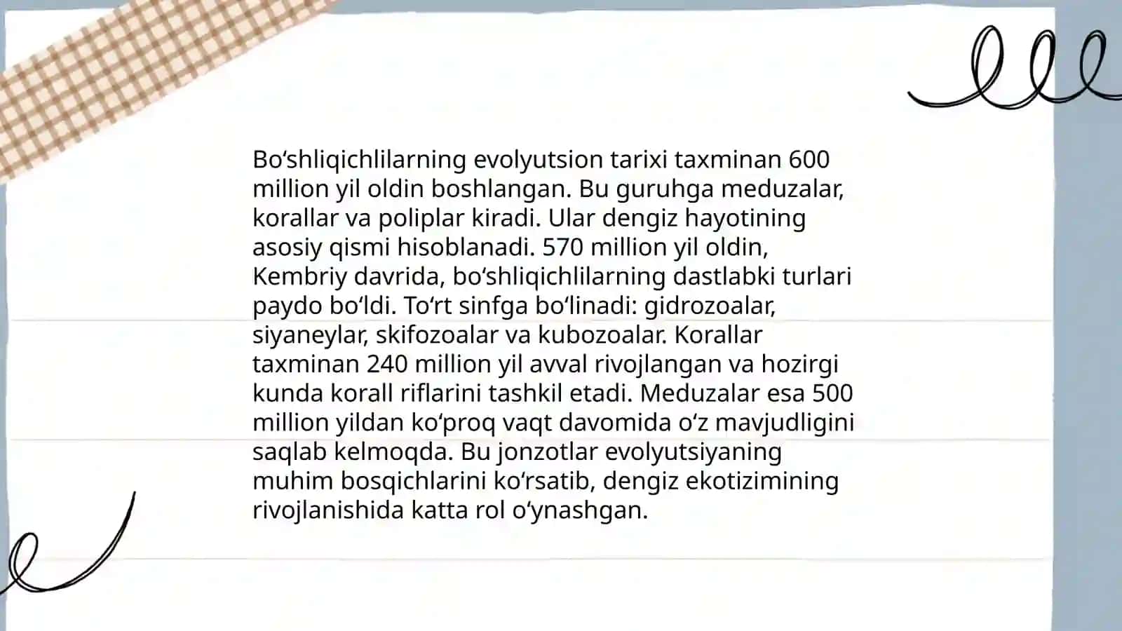 Boʻshliqichlilar va taroqsimonlar filogeniyasi 3