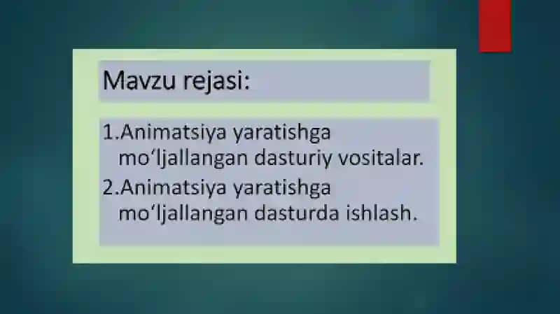 Power pointda animatsiyalar 3