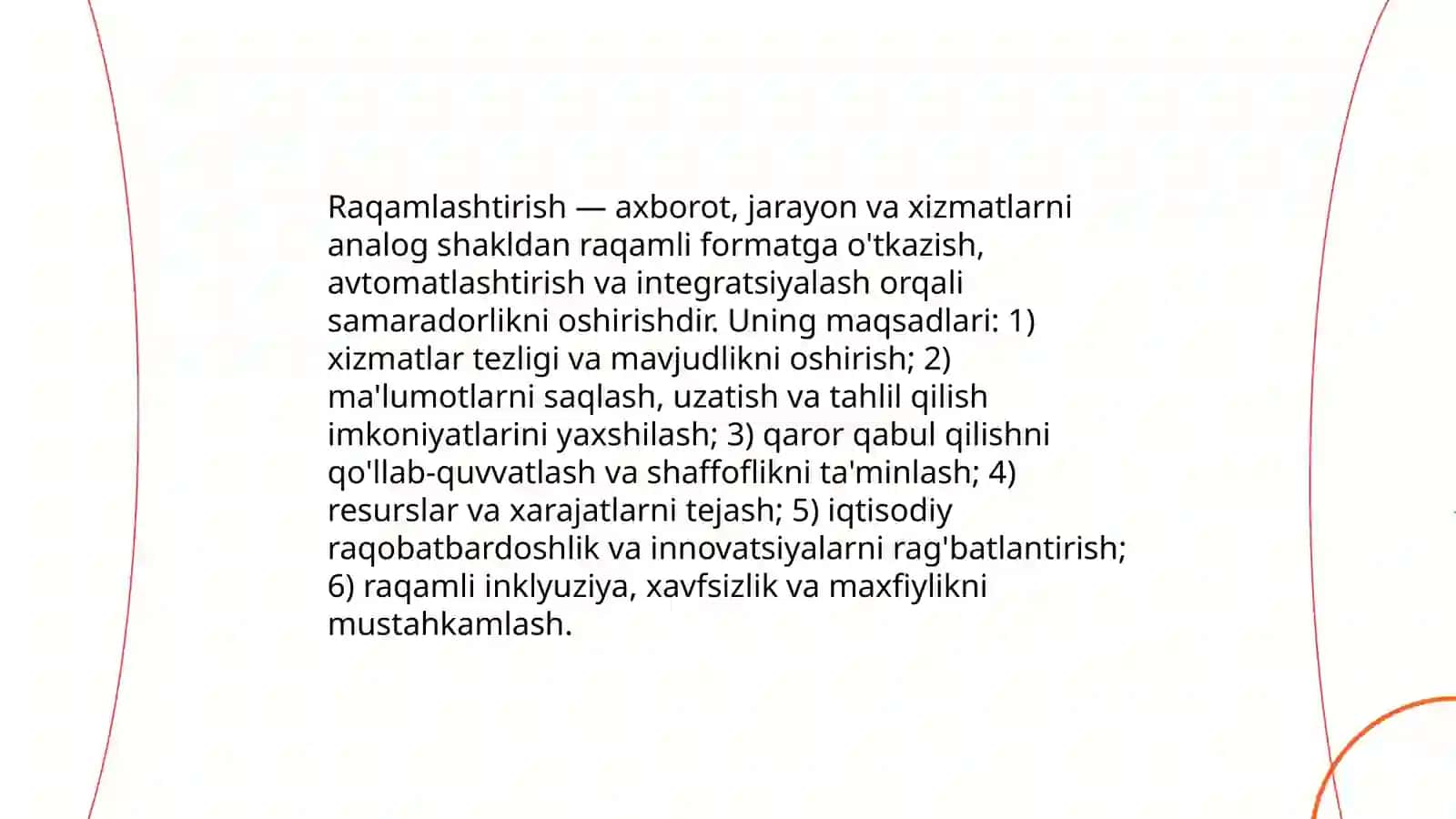 Raqamlashtirish jarayoni va uning bosqichlari 3
