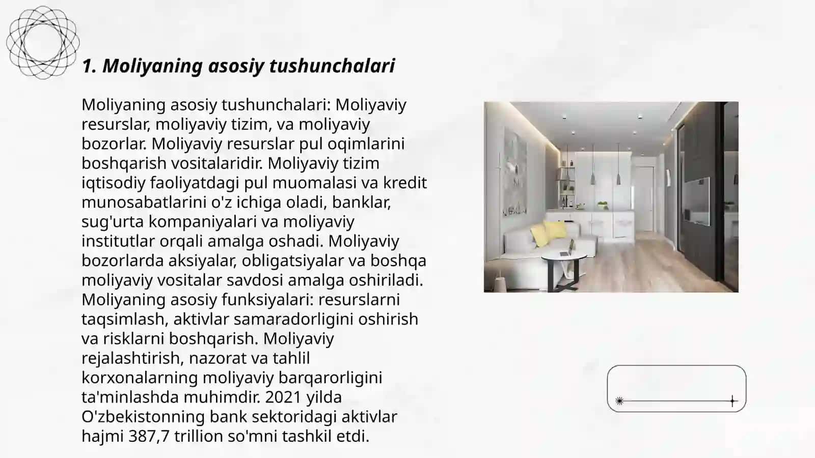 Moliyaning zamonaviy konsepsiyalari va ularning hozirgi zamon xususiyatlari 3