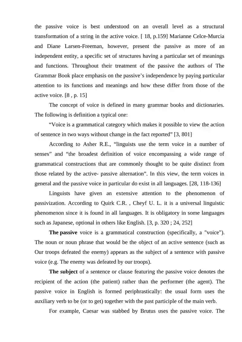 Formation and Development of the Passive in English 3