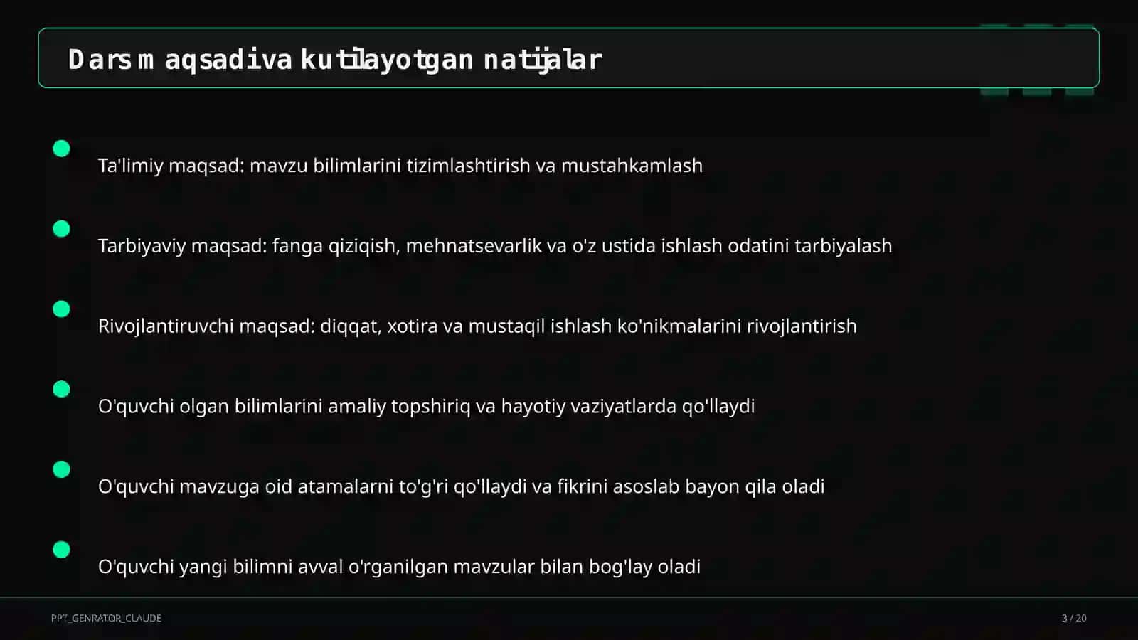 Aralash ta'lim (blended learning) modeli 3