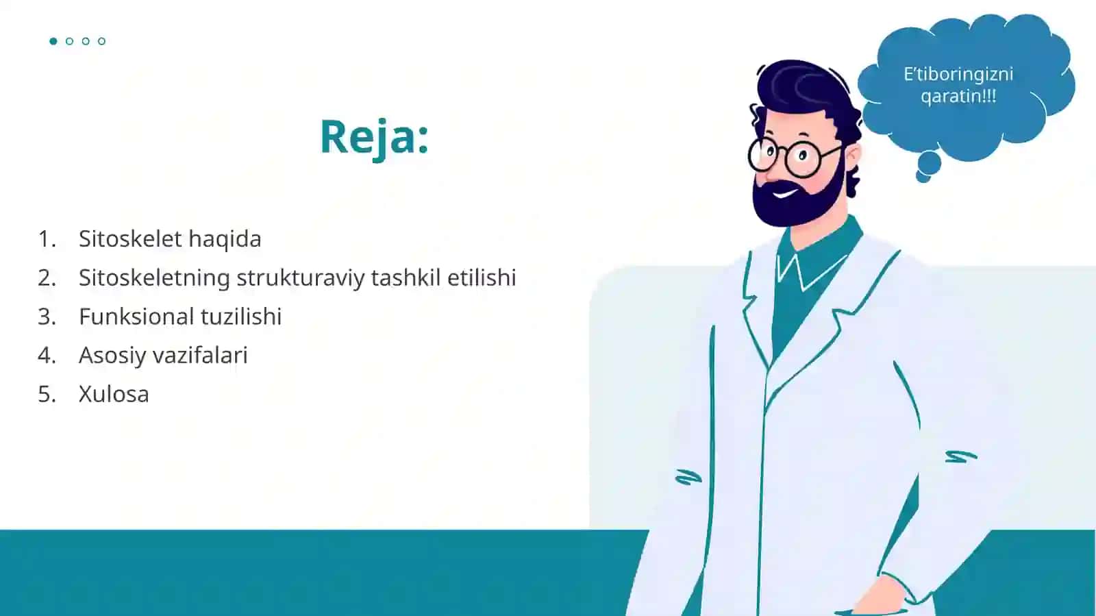 Sitoskeletning strukturaviy va funktsional tashkil etilishi 3