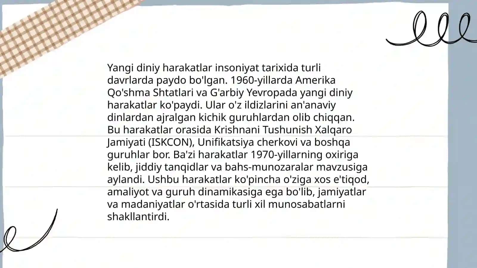 Yangi diniy harakatlar va sektalar 3