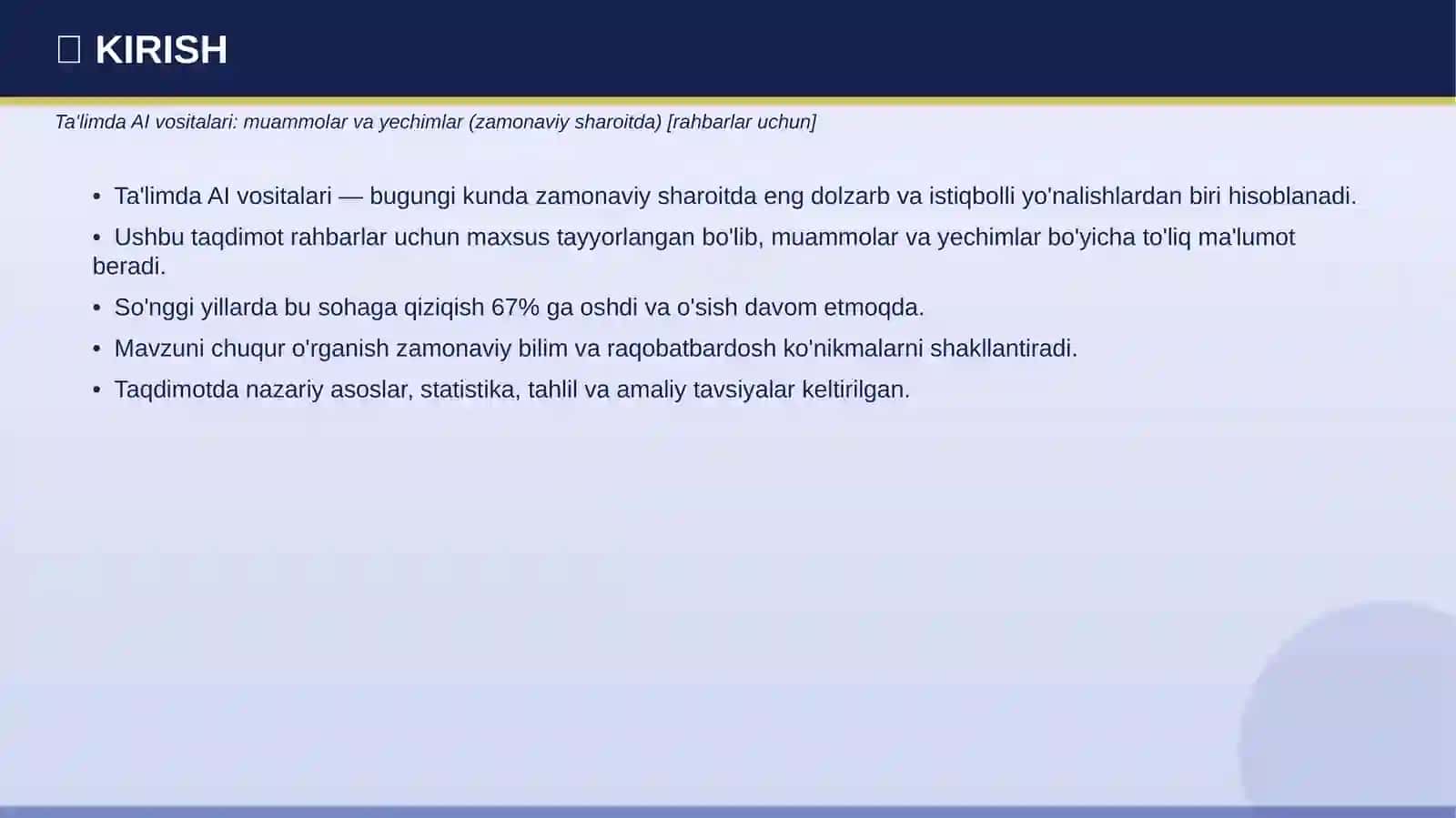 Ta'limda AI Vositalari: Muammolar va Yechimlar 3