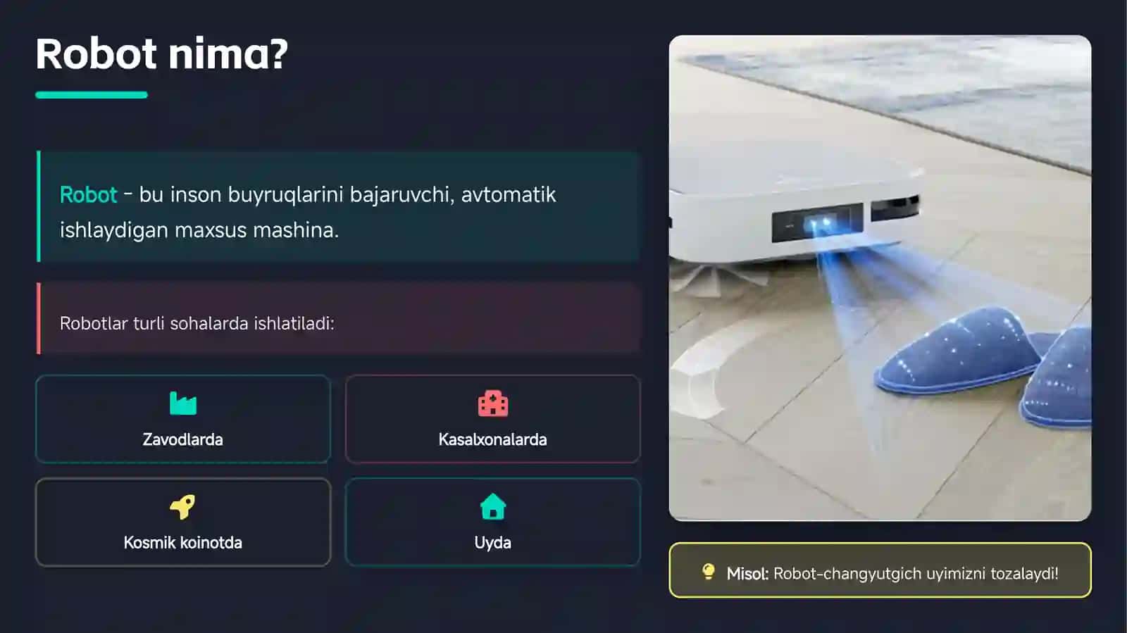 Robototexnika bilan tanishish 2-dars 3