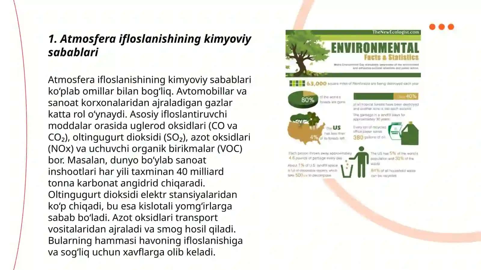 Kimyo va Ekologiya muammolari 3