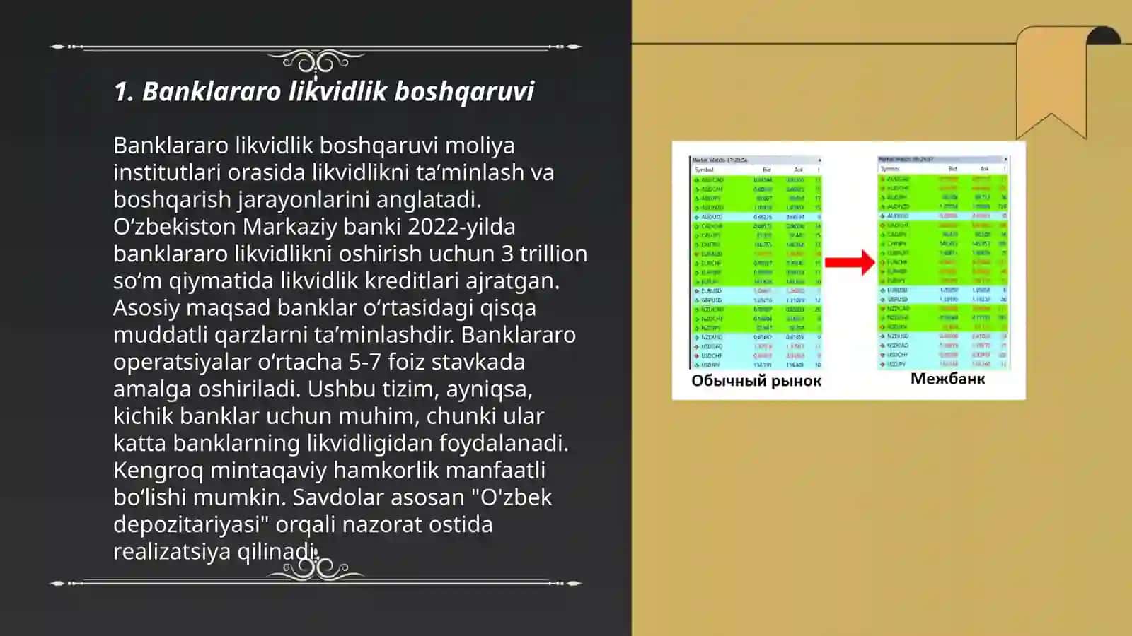 Banklararo likvidlik boshqaruvi 3