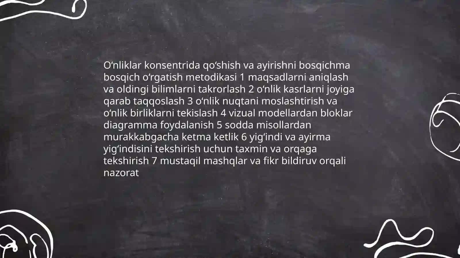 Nomanfiy sonlar ustida arifmetik amallarni o‘rgatish metodikasi 3