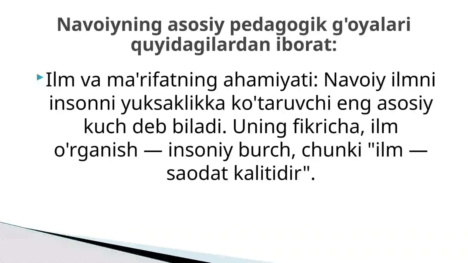 Alisher Navoiyning Pedagogikqarashlari 3