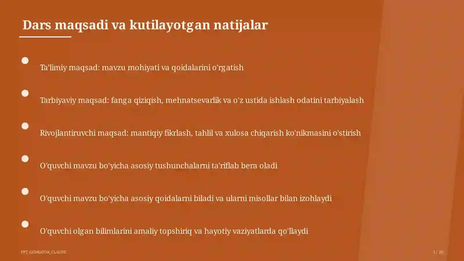 Tabaqalashtirilgan ta'lim: differensiatsiya 3