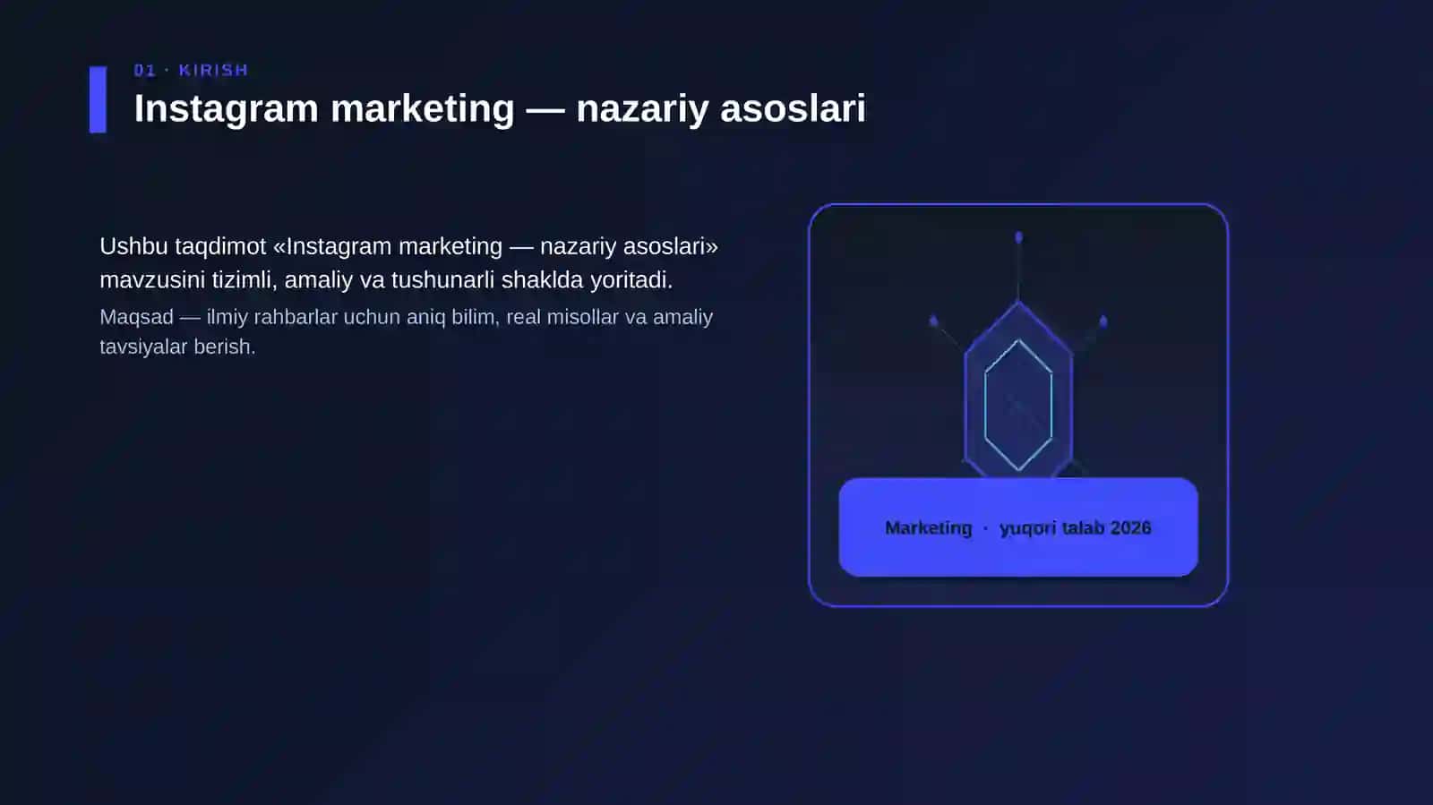 Instagram marketing — nazariy asoslari 3