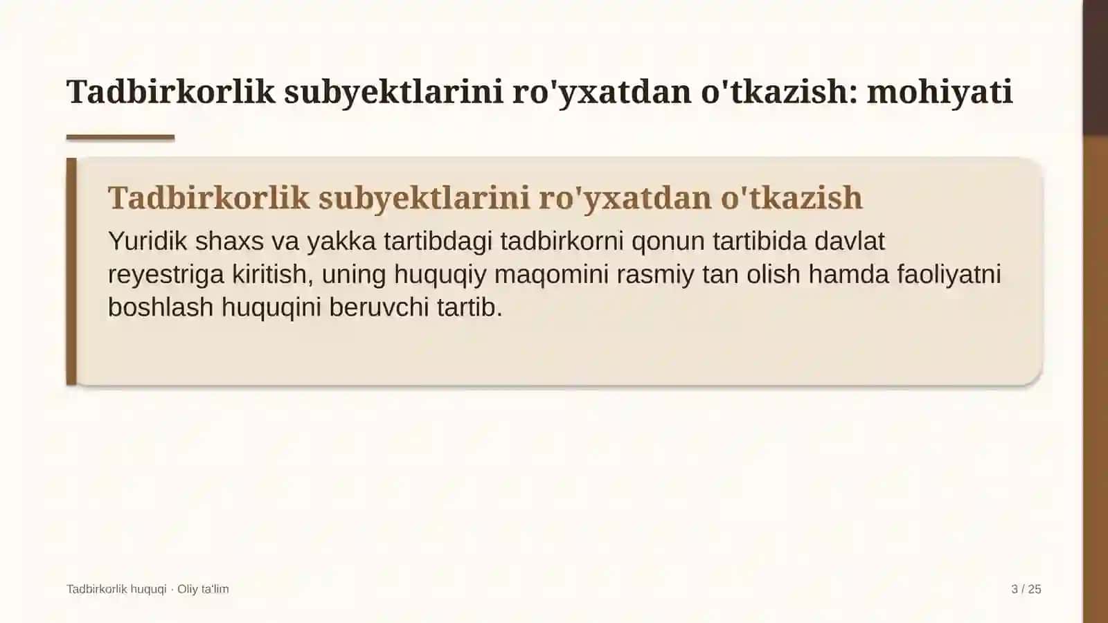 tizim integratorlarida tadbirkorlik subyektlarini davlat ro'yxatidan o'tkazish 4218 3
