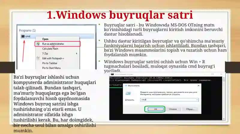 Windows buyruqlar satri 3