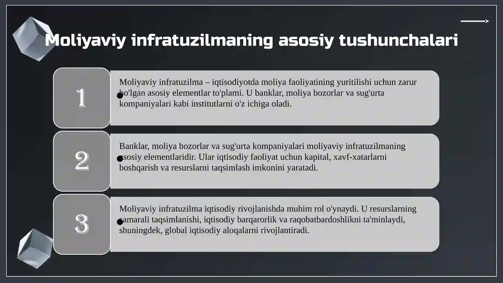 Moliyaviy tuzilma va moliyaviy tizimni tartibga solish 3