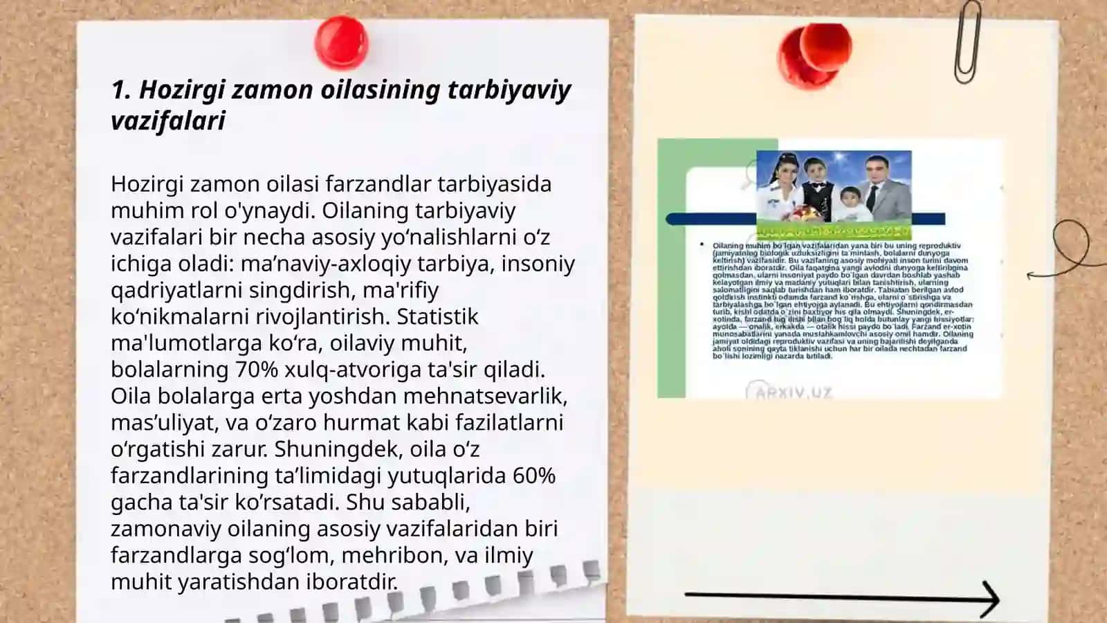 Hozirgi zamon oilasining asosiy vazifalari 3