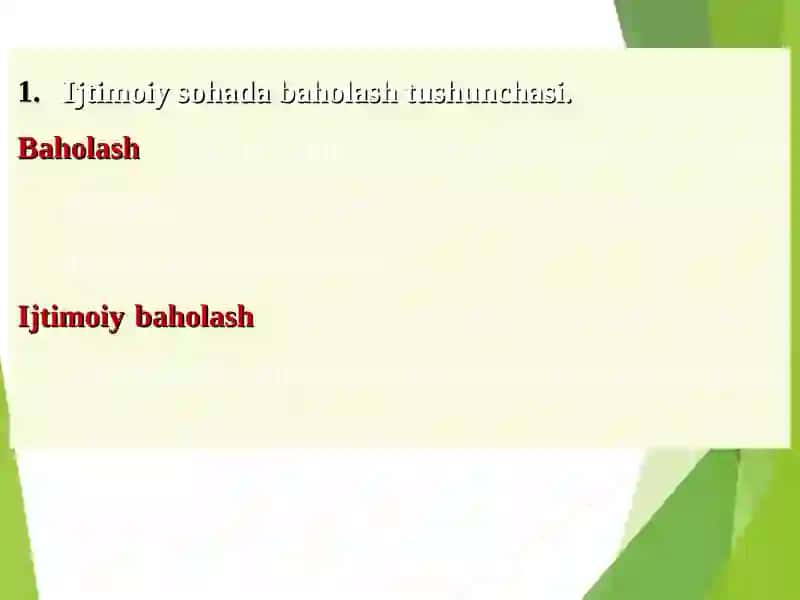 Ijtimoiy Sohada Baholar va Subsidiyalar 3