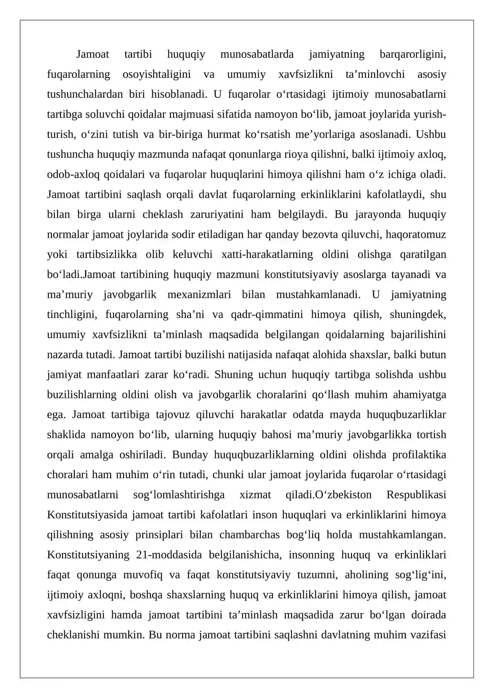 Jamoat tartibiga tajovuz qiluvchi ma’muriy huquqbuzarliklar tarkibi 3