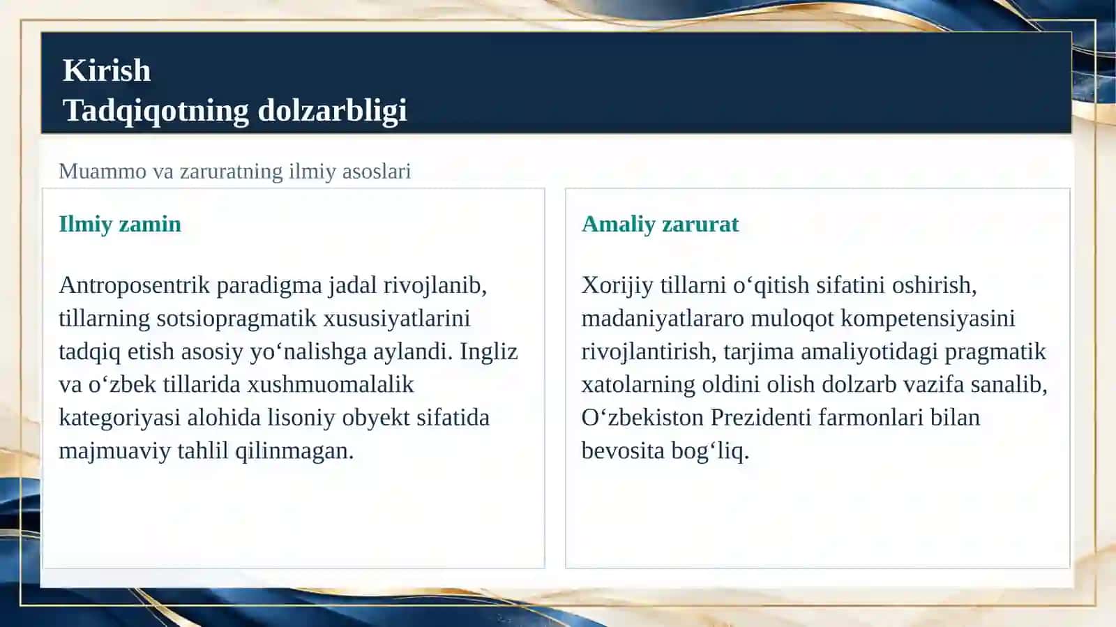 Dissertatsiya taqdimoti 3