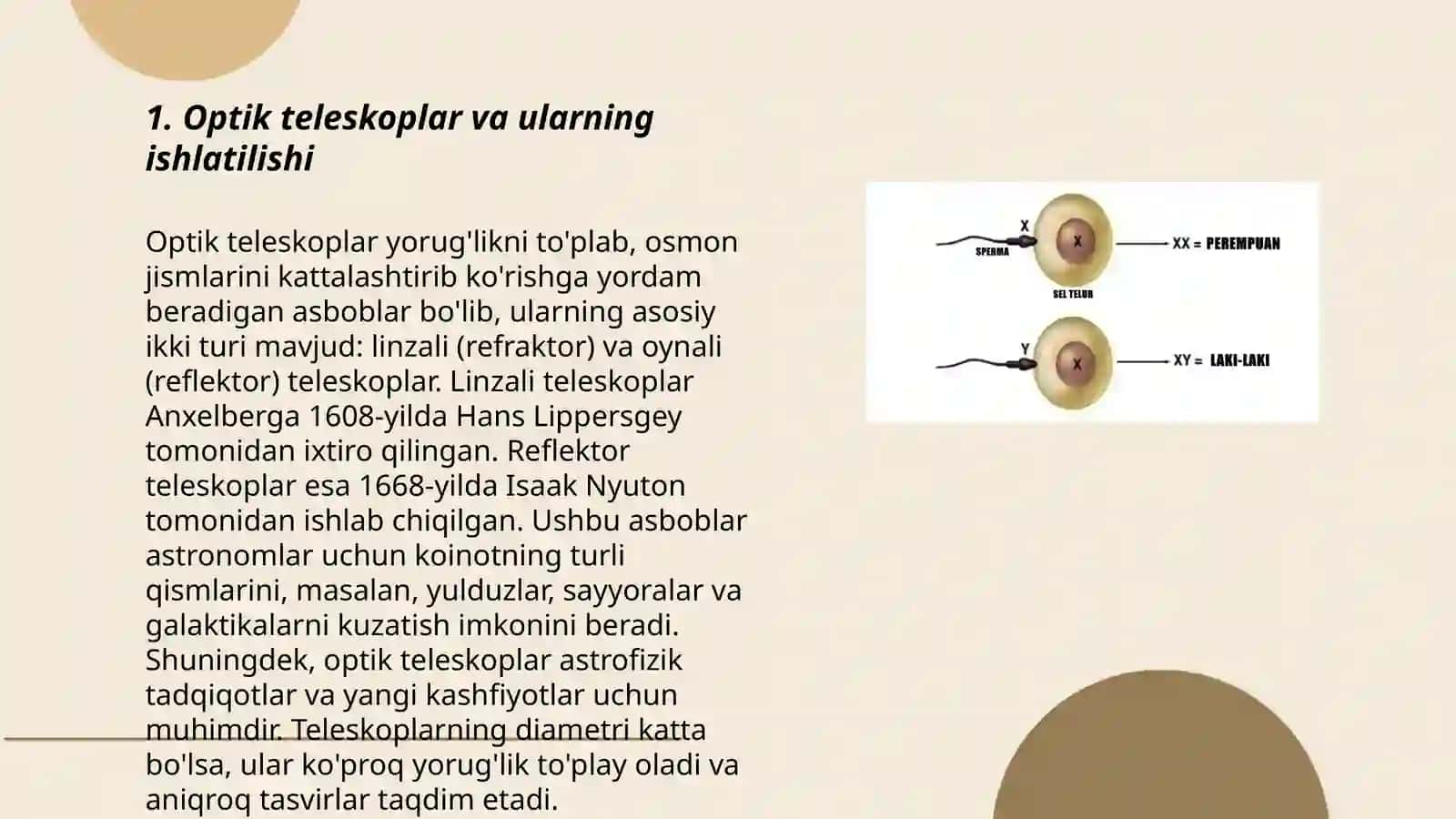 Astronomiyada kuzatishlarni tashkil etish va oʻtkazish metodlari 3