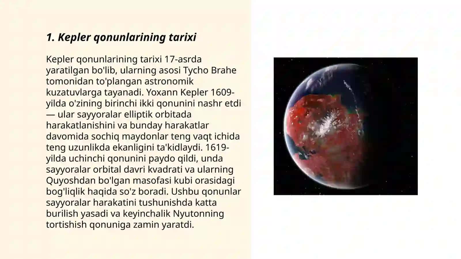 Kepler qonunlari 3