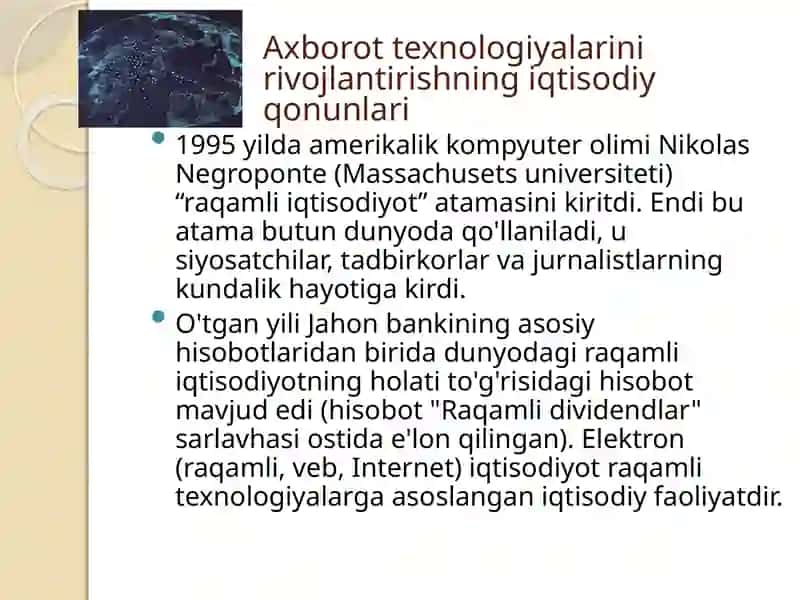 Raqamli iqtisodiyot 3