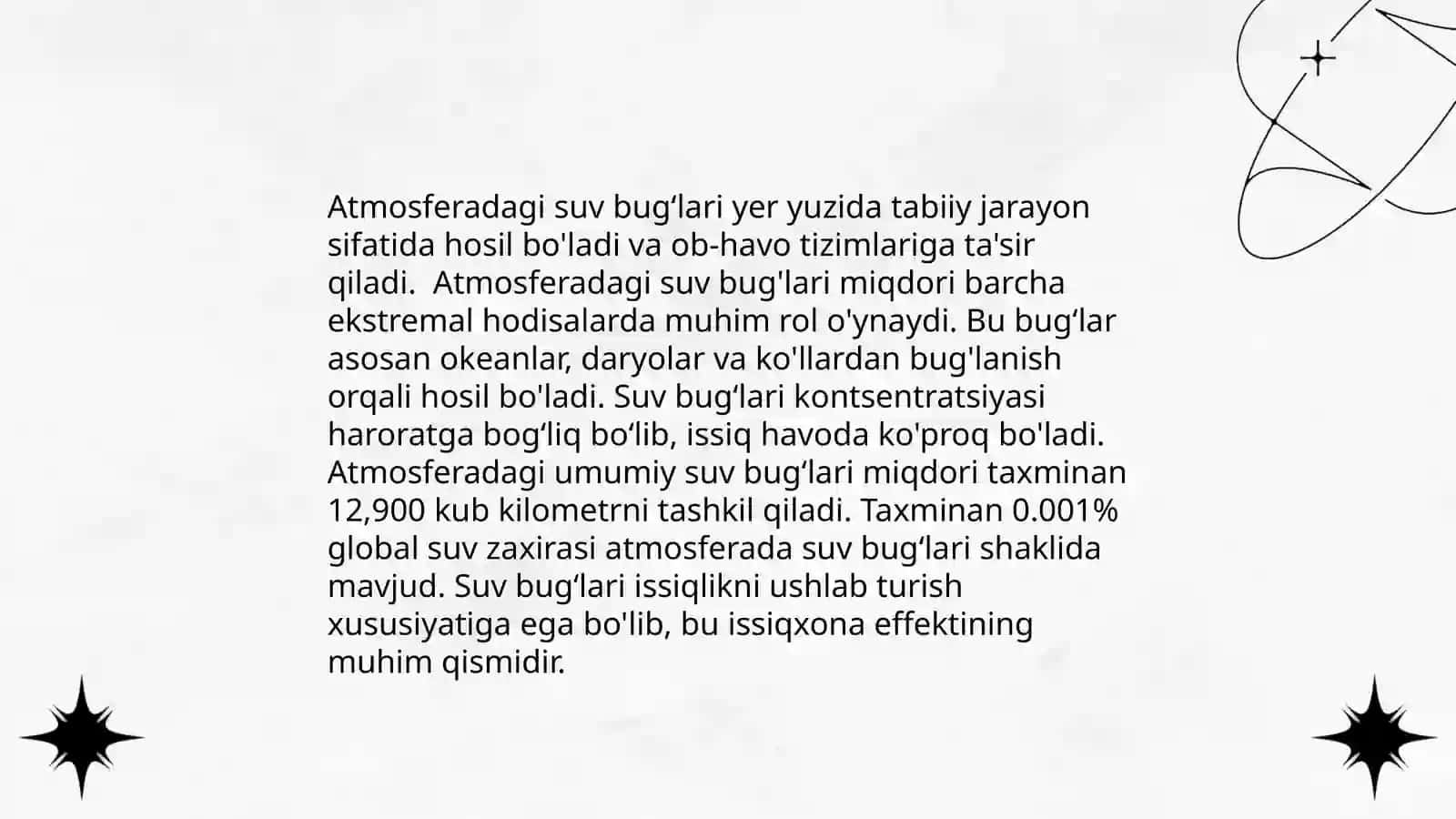 Atmosferada suv buğining kondensatsiya va sublimatsiya shartlari 3