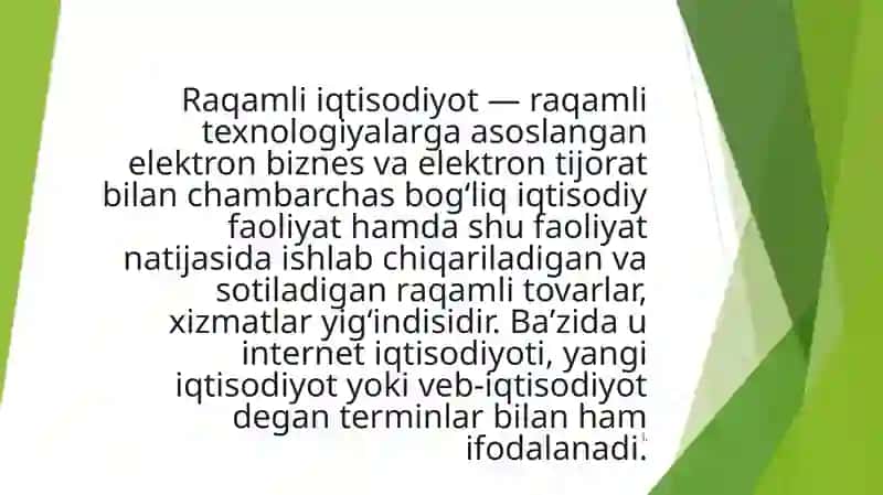 Raqamli Iqtisodiyotning ijobiy va salbiy tomonlari 3