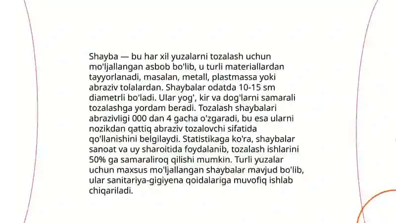 Shayba bilan tozalash 3