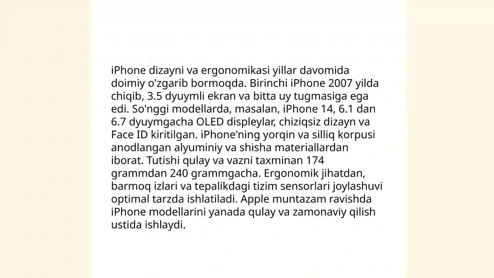 iPhone dizayn va ergonomikasi 3